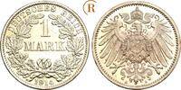 Kaiserreich Kleinmünzen 1 Mark 1914 A Aspect flan bruni, St