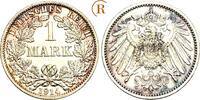Kaiserreich Kleinmünzen 1 Mark 1914 A Aspect flan bruni, St