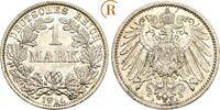 Kaiserreich Kleinmünzen 1 Mark 1914 A FDC