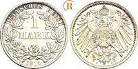 Kaiserreich Kleinmünzen 1 Mark 1914 A FDC