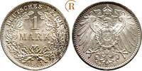 Kaiserreich Kleinmünzen 1 Mark 1914 D FDC