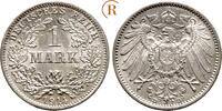 Kaiserreich Kleinmünzen 1 Mark 1914 D FDC