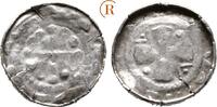 Polen: Denar, Hochrandpfennig Anonym, um 1000: -