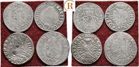 Habsburg: Lot 4 x 3 Kreuzer Ferdinand II, 1619-1637: -