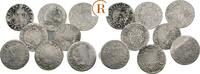 Habsburg: Lot 8 x 3 Kreuzer Ferdinand II, 1619-1637: -