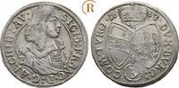 Habsburg: 3 Kreuzer Hall Sigismund Franz, 1663-1665: -
