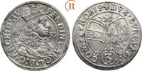 Habsburg: 3 Kreuzer Hall Erzherzog Ferdinand Karl, 1632-1662: -