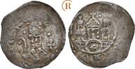 Würzburg Bistum: Pfennig Gottfried von Spitzenberg Helfenstein, 1186-1190: -