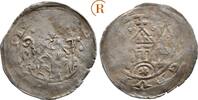 Würzburg Bistum: Pfennig Gottfried von Spitzenberg Helfenstein, 1186-1190: -