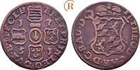 Belgien L&uuml;ttich: Liard 1753 Johann Theodor von Bayern, 1744-1763: ss 12,00 EUR  + 5,00 EUR frais d'envoi