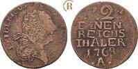 Preussen: 1/12 Taler Berlin zeitgenössische Fälschung Friedrich II. der Große, 1740-1786: -