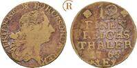Preussen: 1/12 Taler Königsberg zeitgenössische Fälschung Friedrich II. der Große, 1740-1786: -