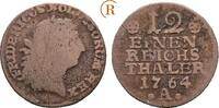Preussen: 1/12 Taler Berlin zeitgenössische Fälschung Friedrich II. der Große, 1740-1786: -