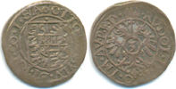Salm Kirburg: 3 Kreuzer Otto I. zu Kirburg, 1548-1607: -