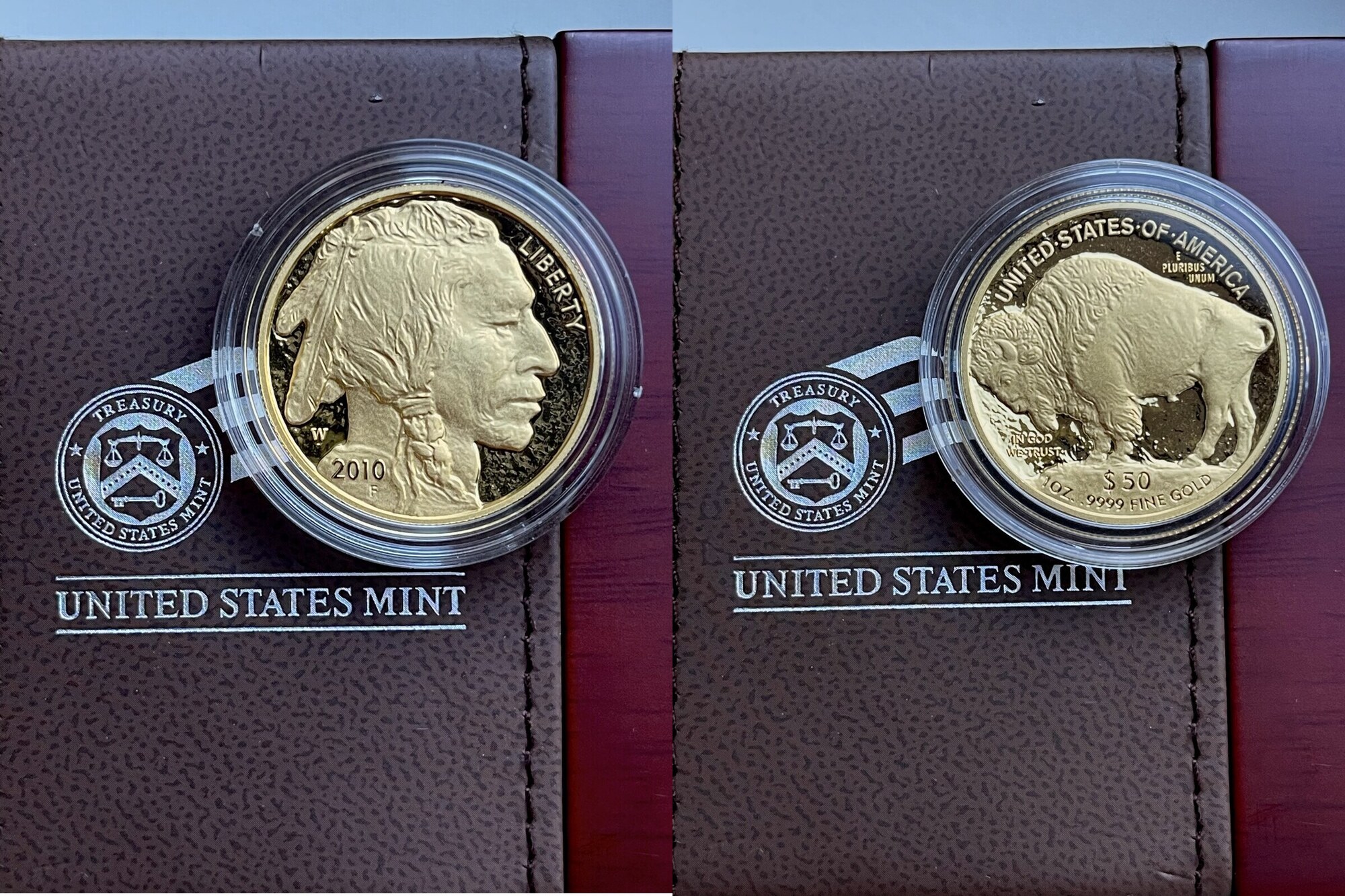 50 USD USA – American Buffalo Gold – 2010 – Proof – 1oz FB | MA-Shops