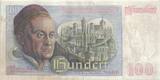 Deutschland 100 DM Deutsche Mark 1948 Ro 256 M.77 Franzosenpapier ---K2