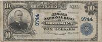 USA Vereinigte Staaten 10 Dollar Fr 625a Second National Bank Hoboken 3744 -