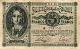 Deutschland / Belgien 5 Francs Ro 435 P88 Serie A -
