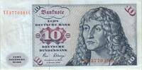 10 DM Deutsche Mark 1980 Deutschland Ro 286b YE/D Replacement / Ersatznote (391)   ---K2 