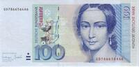 100 DM Deutsche Mark 1996 Deutschland Ro 310a GD/A Kinegramm Fehler  aunc  ---K2 