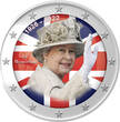 2 Euro Coloured Coin United Kingdom In Memoriam - Queen Elizabeth II 1926 - 2022