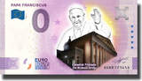 Papa Franciscus and Vatican Euro Colour Coins & Souvenir Banknote Colour AGAB - Set of 3