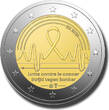2 Euro 2024 Belgium Fight Against Cancer  Coin
