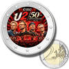Ireland €2 2 Euro Coloured Coin 2026 Ireland 50th Anniversary U2 Concert -
