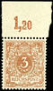 Deutsches Reich 3 Pfennig crown / eagle, pale ochre-brown, upper margin ... 45,00 EUR  + 5,50 EUR frais d'envoi