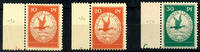 Deutsches Reich 10 Pfennig to 30 penny 'airmail Rhein / Main', three val... 95,00 EUR  + 5,50 EUR frais d'envoi