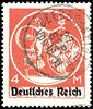 Deutsches Reich  4 M. With plate flaw IV, sound, used, expertized Düntsc... 55,00 EUR  + 5,50 EUR frais d'envoi