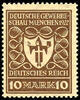 Deutsches Reich  10 Mk. Trade show dark-orange-brown, mint never hinged,... 55,00 EUR  + 5,50 EUR frais d'envoi