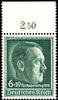 Deutsches Reich 6 Pfennig Nazi Party Congress 1938, horizontal gum rippl... 69,00 EUR  + 5,50 EUR frais d'envoi