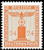 Deutsches Reich Dienstmarken 24 Pfennig party offical stamp on paper wit... 69,00 EUR  + 5,50 EUR frais d'envoi
