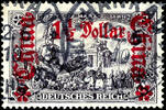 Deutsche Post in China 1 1/2 Dollar on 3 Mark, used, very fresh exceptio... 79,00 EUR  + 5,50 EUR frais d'envoi