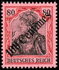 Deutsche Post in der Türkei 80 Pfennig 5 to Germania with oblique overpr... 95,00 EUR  + 5,50 EUR frais d'envoi