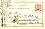 Deutsche Post in der Türkei Stempel  JAFFA 20 5 08 with additional cance... 129,00 EUR  + 6,50 EUR frais d'envoi