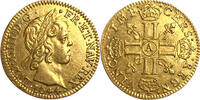 Frankreich Demi-louis d'or à la mèche courte Louis XIV (1643-1715) Paris -