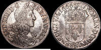 Frankreich Demi-écu Louis XIV (1643-1715) juvénile Aix -