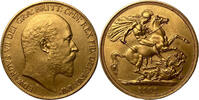 Weltmünzen 2 Pounds Grande-Bretagne Edouard VII (1901-1910) Mat -