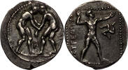Antike Statère Pamphylie Aspendos (400-300 Av. J.C.) -