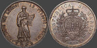Weltmünzen 5 Lire République de San Marin -