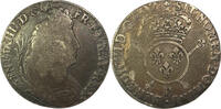 Frankreich Ecu Louis XIV (1643-1715) Ecu aux insignes Dijon Réf. -
