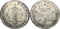Frankreich 34 sols Louis XIV (1643-1715) 6 deniers de Strasbourg aux insignes 1701 Réf. -