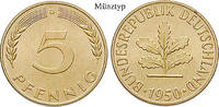 Standard currency 5 Pfennig 5 Pfennig 1967, G, Tombac plated iron. Jaeger 382. -