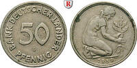 Standard currency 50 Pfennig 50 Pfennig 1950, G, Cu-Ni. Bank Deutscher Länder. Jaeger 379. -