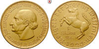 Westphalia 1 Billion Mark 1 Billion Mark 1923, Nickel silver, gilded. vom Stein. Jaeger N28. Only 500 pcs. were guilded. In original holder of the Kissing -