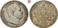 Brandenburg-Prussia Vereinstaler 1866 Kingdom of Prussia, Wilhelm I., 1861-1888 ss / TTB-SUP