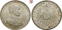Preussen 3 Mark Wilhelm II., 1888-1918, 3 Mark 1913, A. Regierungsjubiläum. Jaeger 112. -