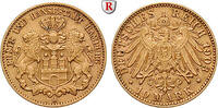 Hamburg 10 Mark 10 Mark 1903, J. Gold. Jaeger 211. -
